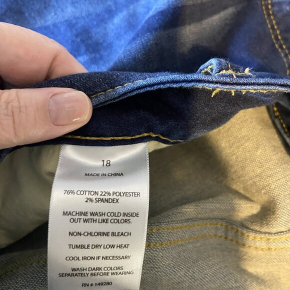 Slink Jeans Size 18 - light wash - Picture 9 of 11